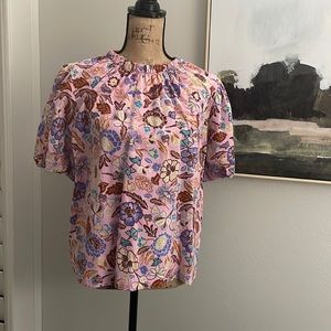 Ann taylor floral tunic size xl